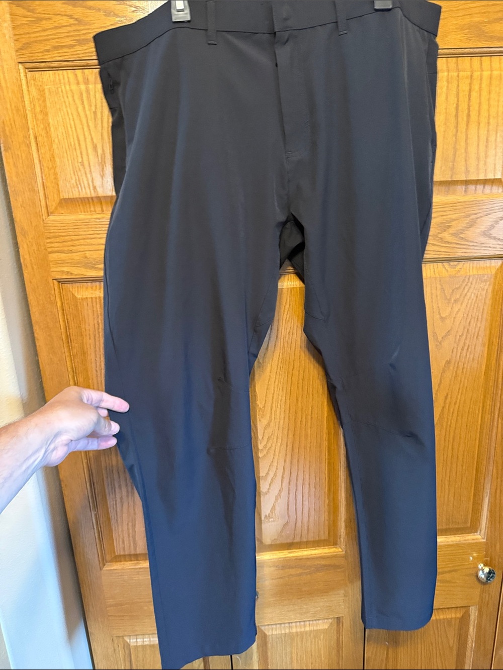 Fabletics Men's Black Stretch Dress Pants 44x32